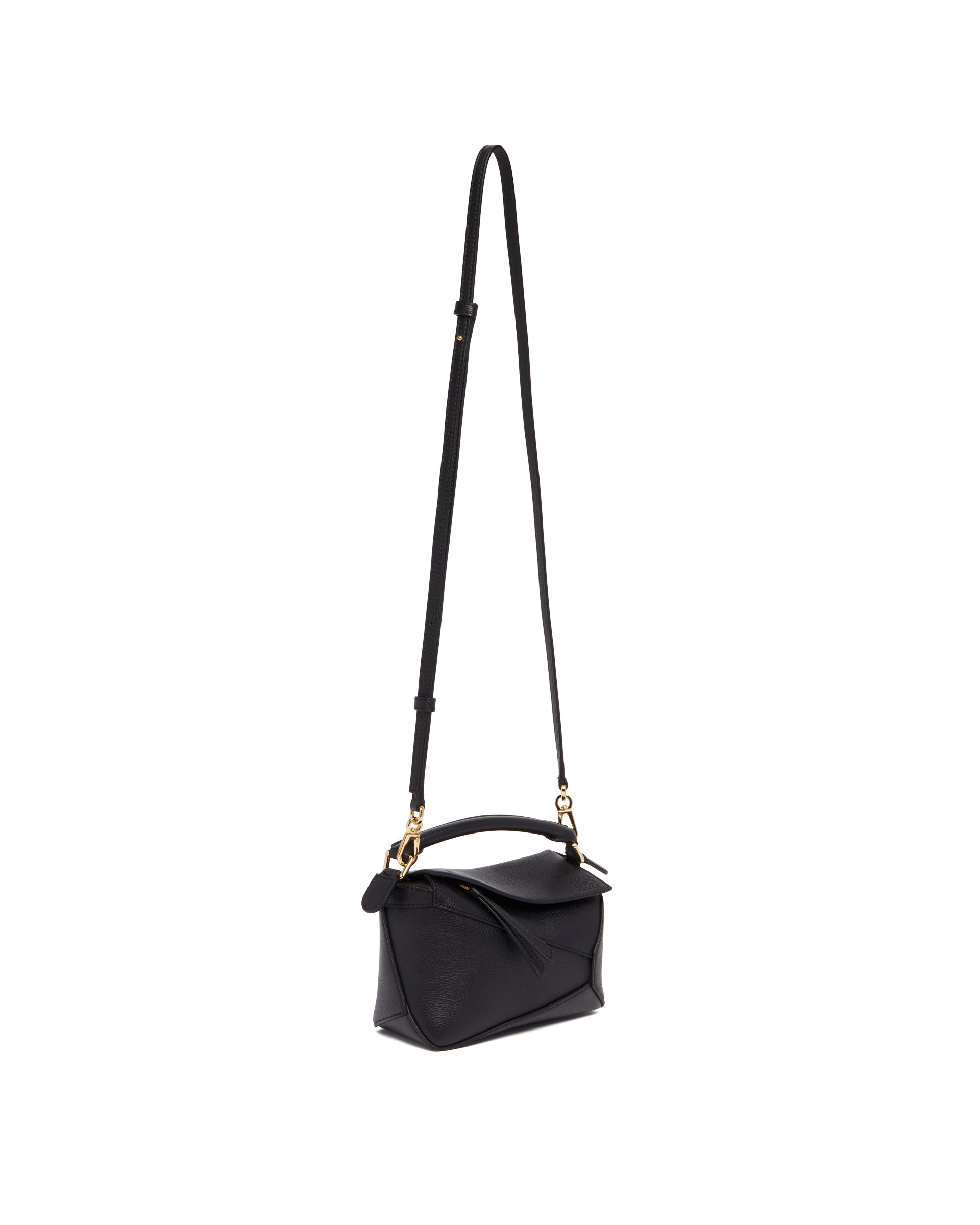 Black Mini Puzzle Bag - 6