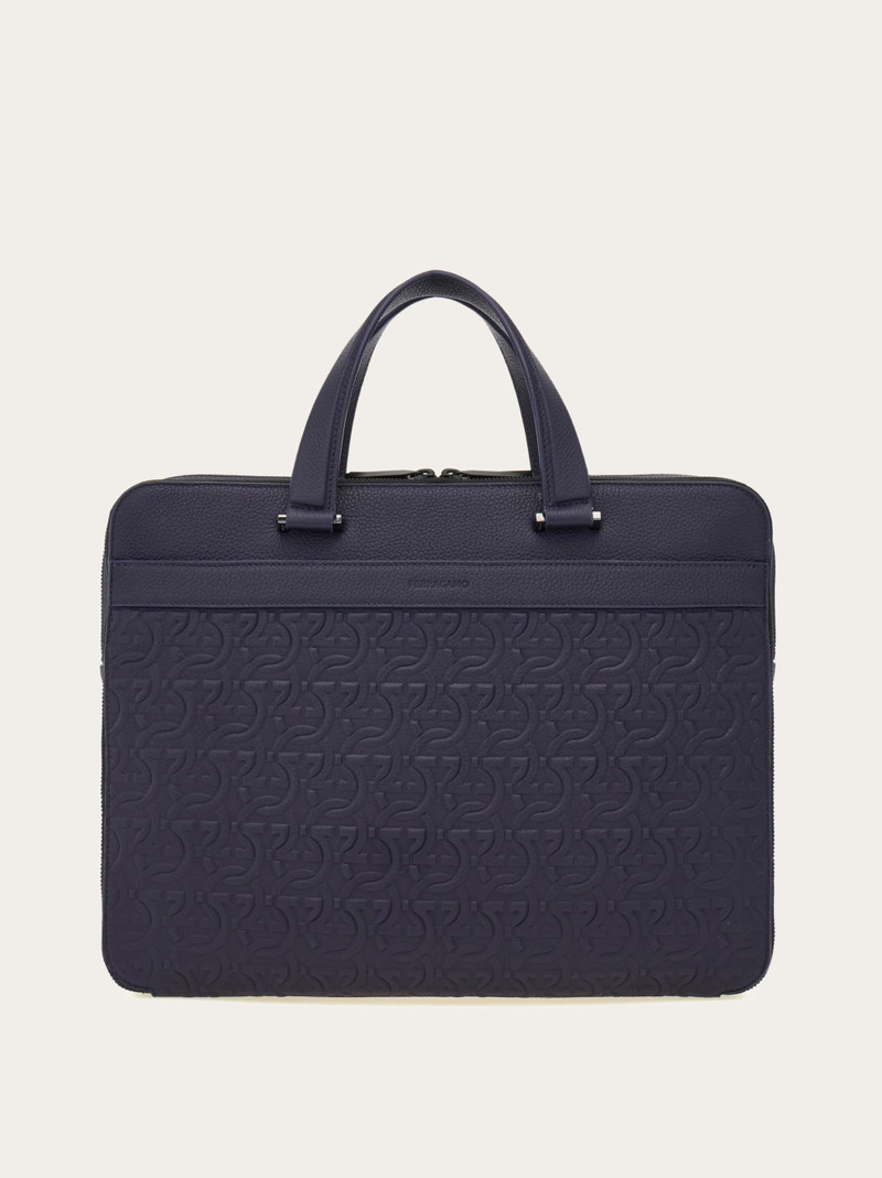 Embossed Gancini briefcase 1