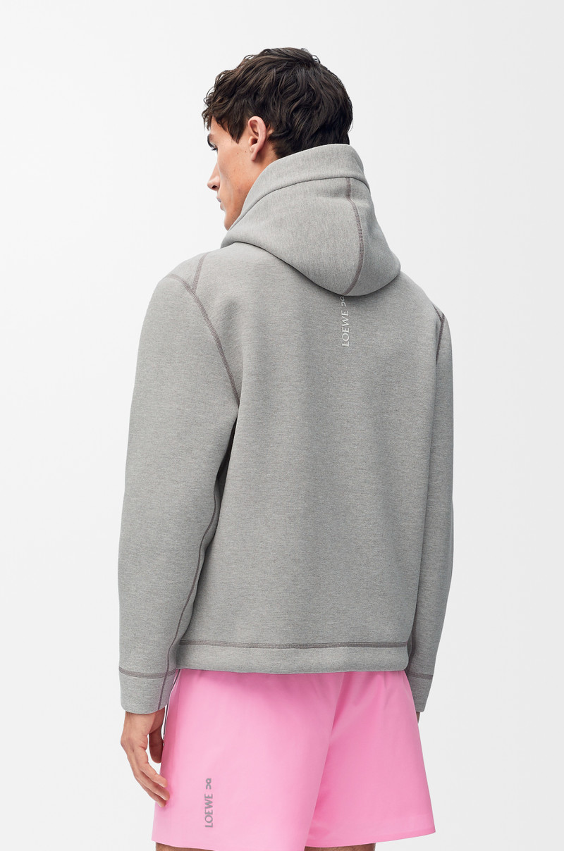 Hoodie in technical jersey 6