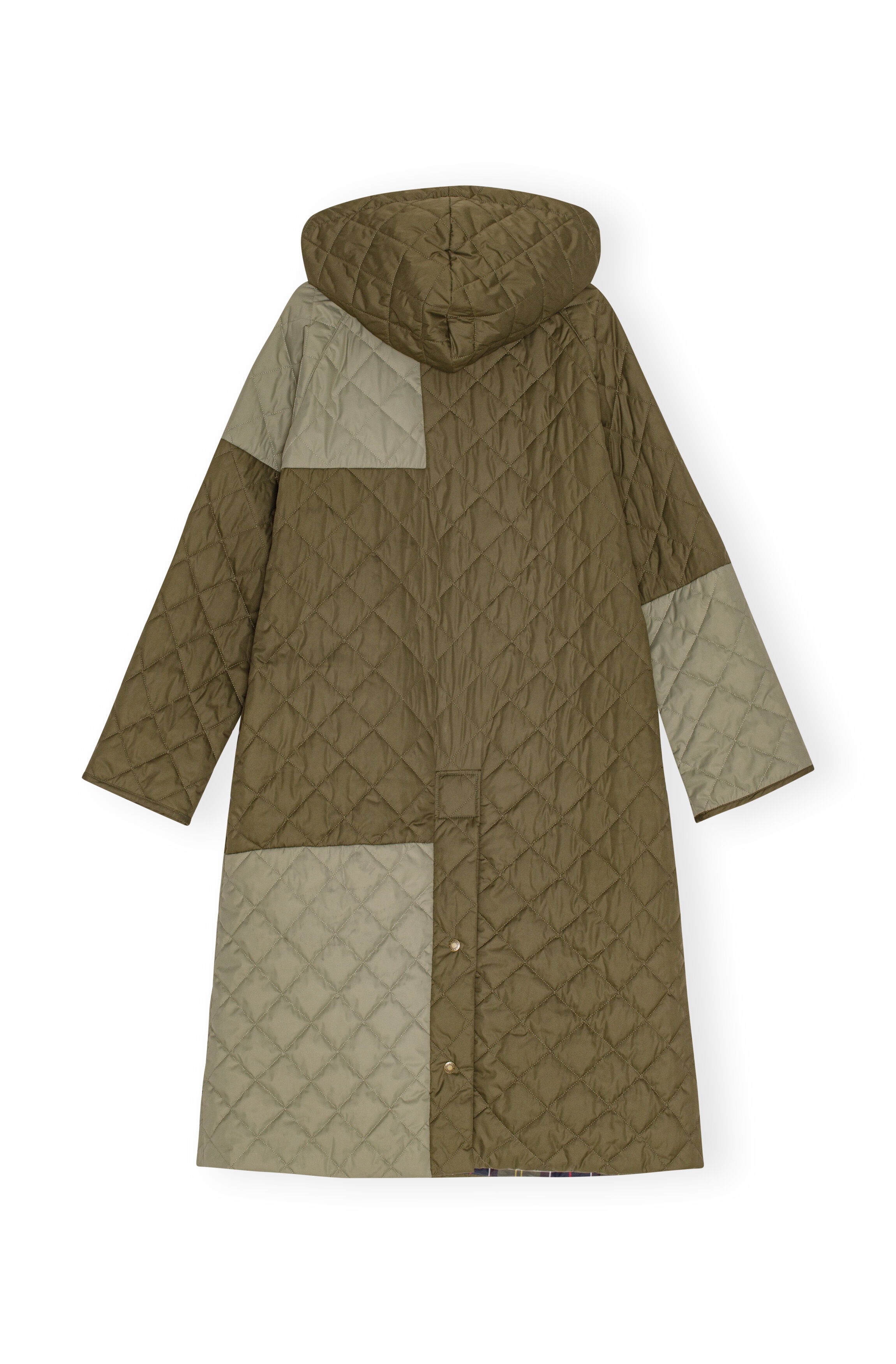 GANNI X BARBOUR BURGHLEY QUILTED JACKET - 1