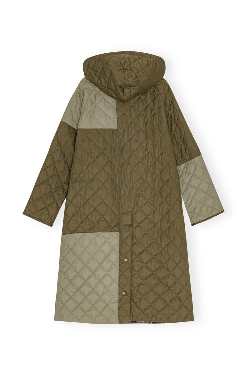 GANNI GANNI X BARBOUR BURGHLEY QUILTED JACKET outlook