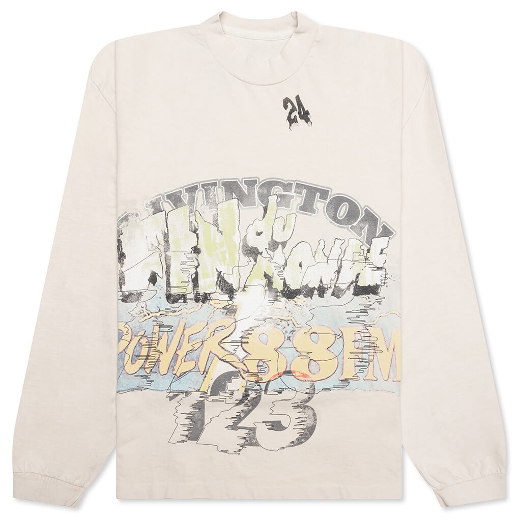 【RIVINGTON ROI REBIS】Fin Du Monde L/S Tシャツ RIVINGTON roi Rebis FIN DU MONDE L/S TEE - VINTAGE WHITE