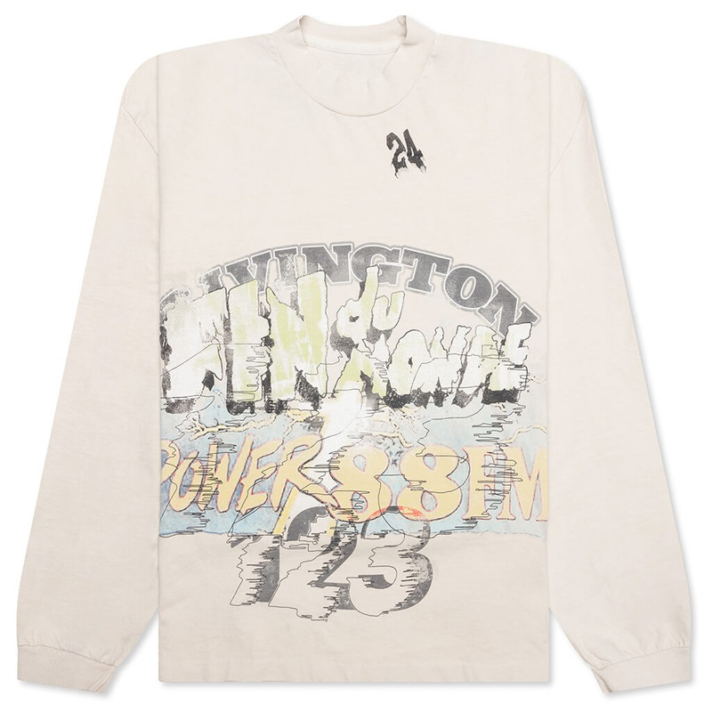FIN DU MONDE L/S TEE - VINTAGE WHITE 1