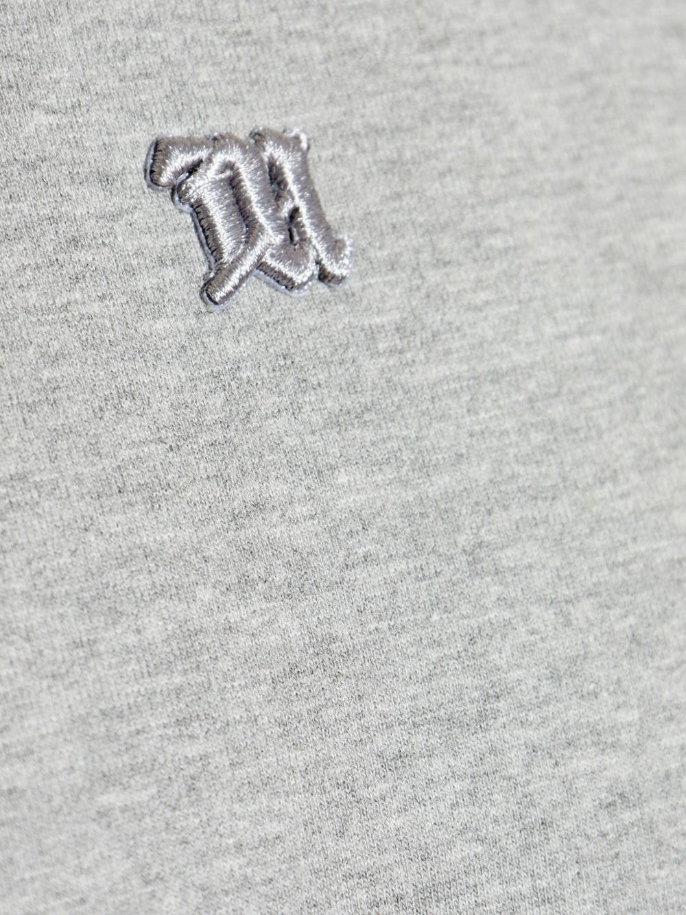 logo-embroidered cotton T-shirt - 5