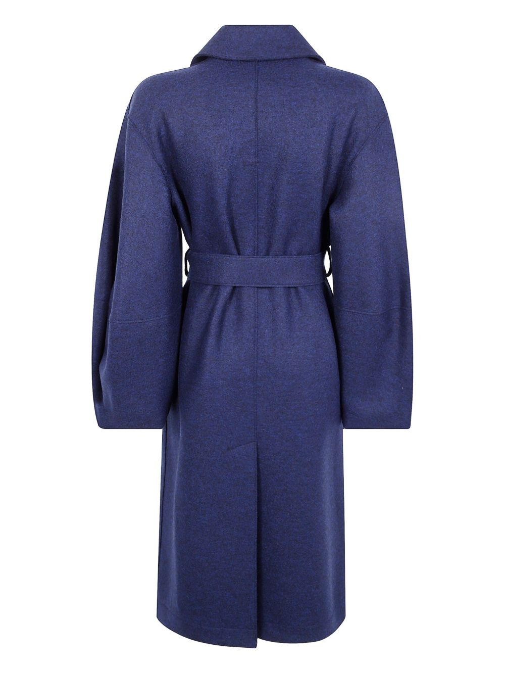 belted wool coat - 2