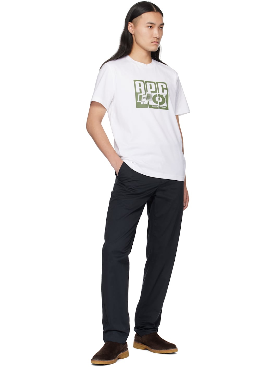 【A.P.C】ホワイト Platine Tシャツ Platine Tシャツ｜FEMME ｜A.P.C. | アーペーセー日本公式