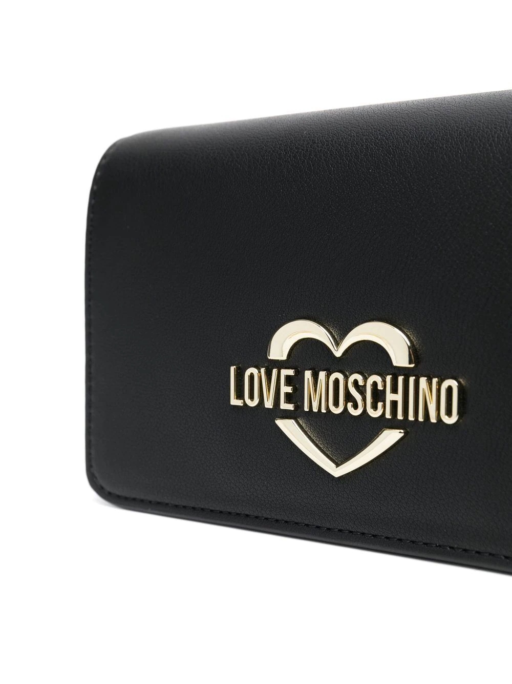 logo-plaque clutch bag - 4