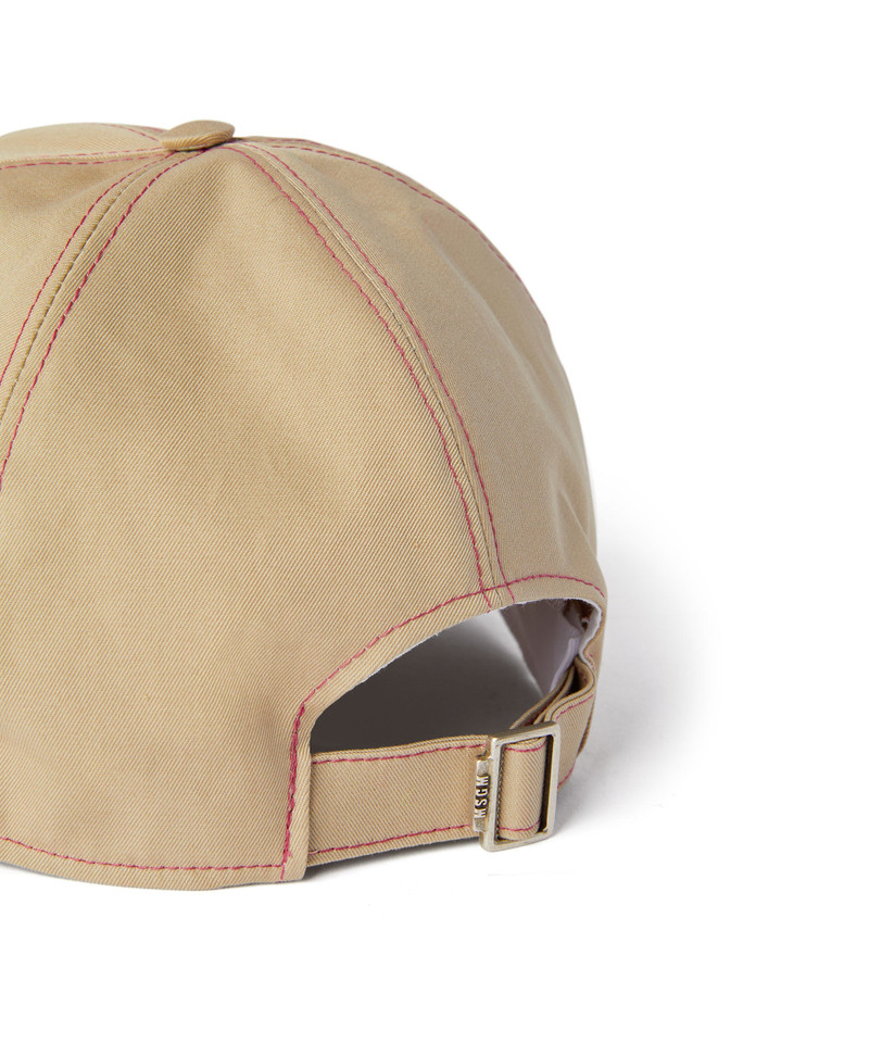 MSGM Cotton baseball cap with embroidered micro logo outlook