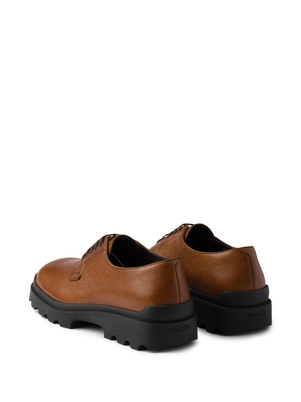 leather lace-up shoes - 3