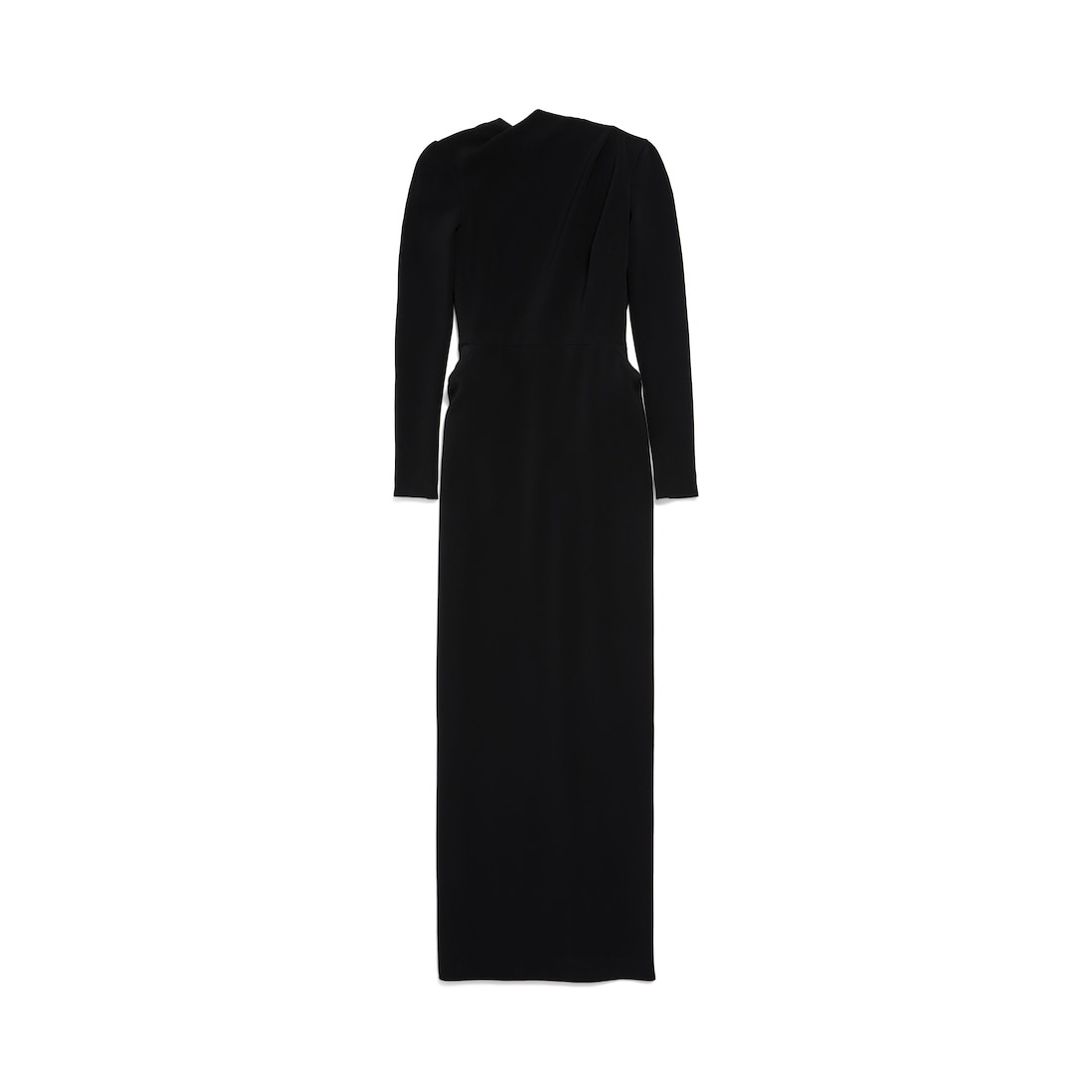 Women's Cape Gown in Black - 1