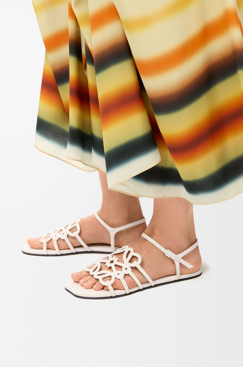 Loewe Petal Anagram sandal in calfskin outlook