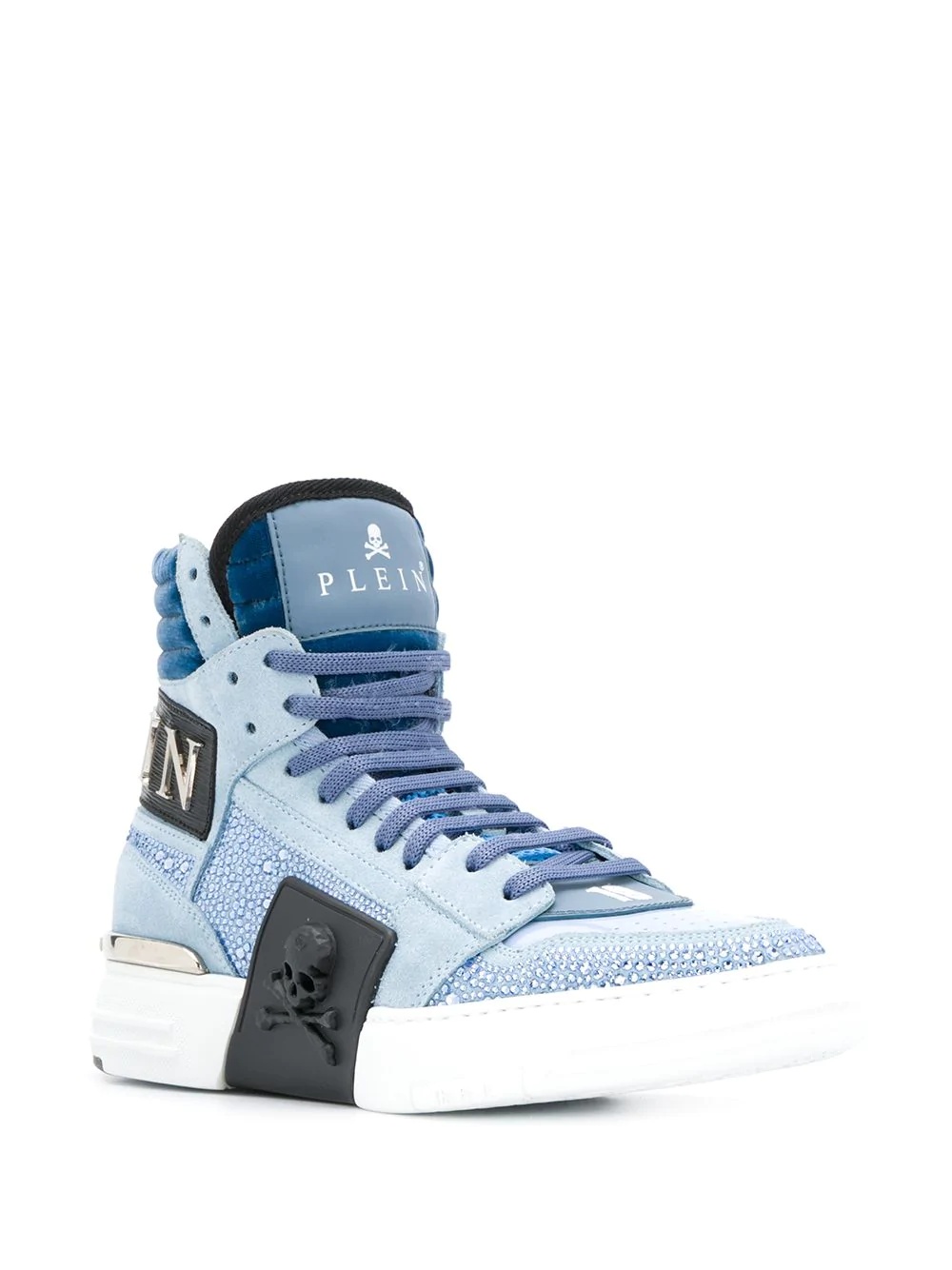 logo hi-top sneakers - 2