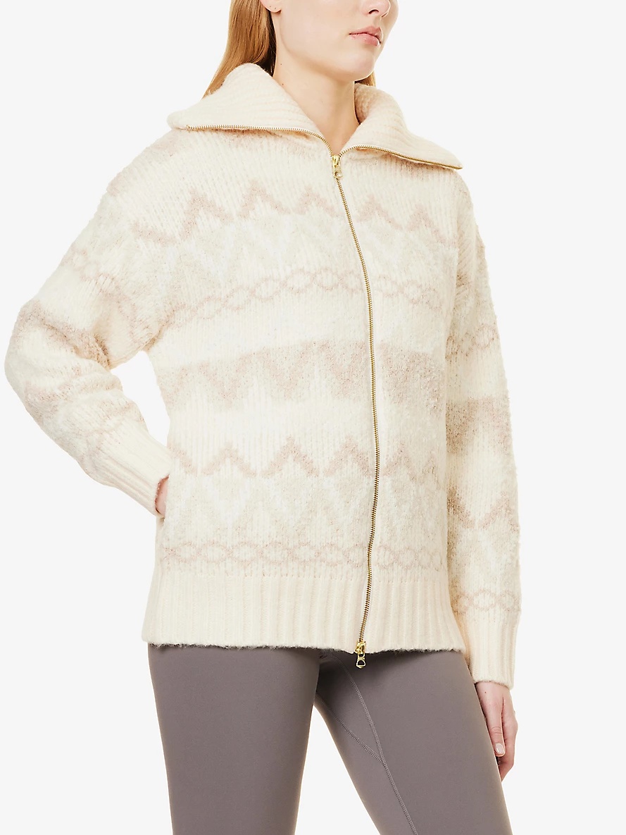 Brook fairisle-pattern knit jacket - 3