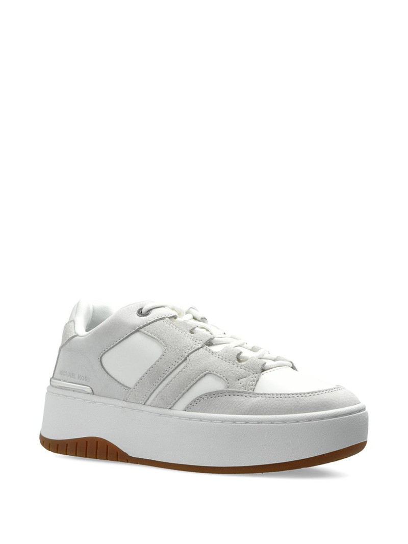 MICHAEL KORS Ryder panelled platform low-top sneakers outlook