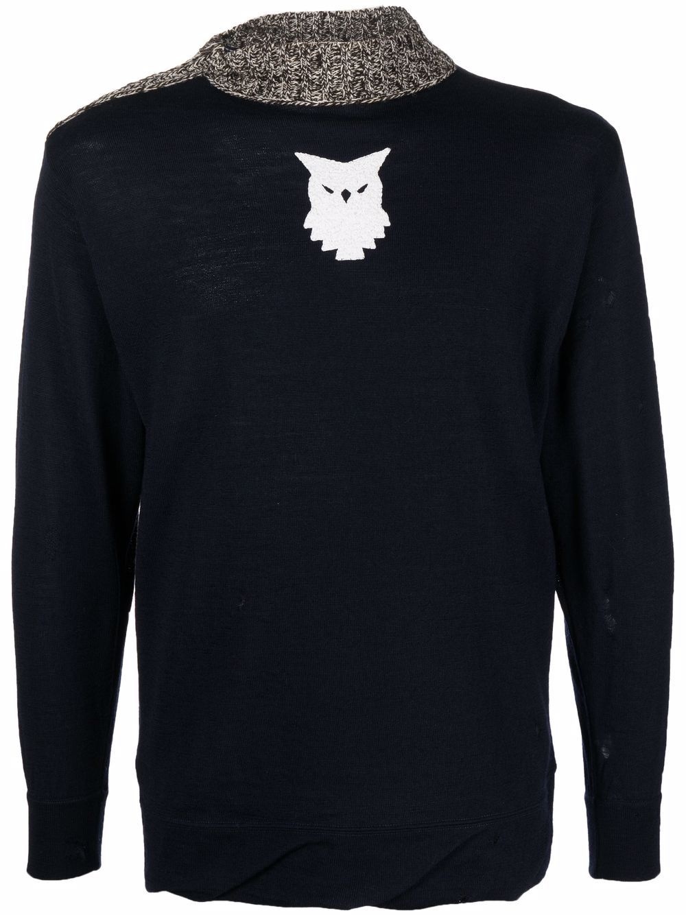 owl intarsia jumper - 1