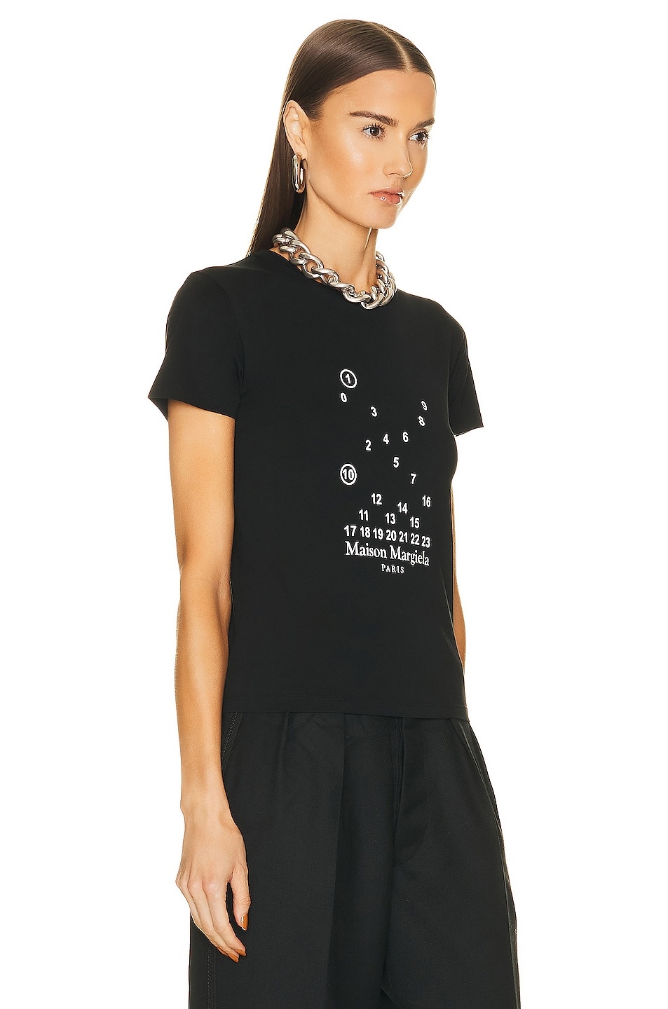 関税込【Maison Margiela】ベーシック クルーネック Tシャツ Maison Margiela - MAISON MARGIELA (ピンク) クルーネックT