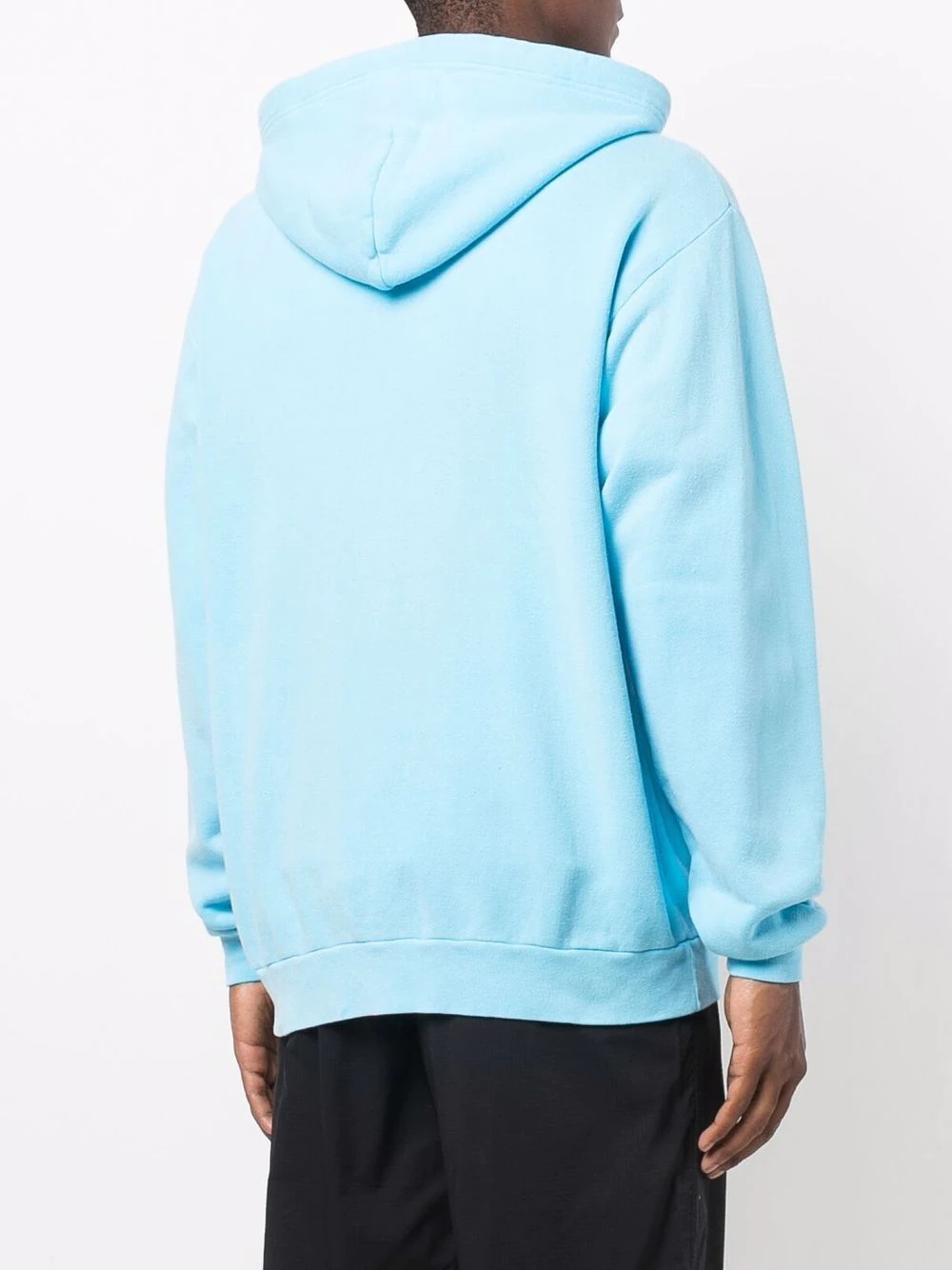 logo-embroidered hoodie - 4