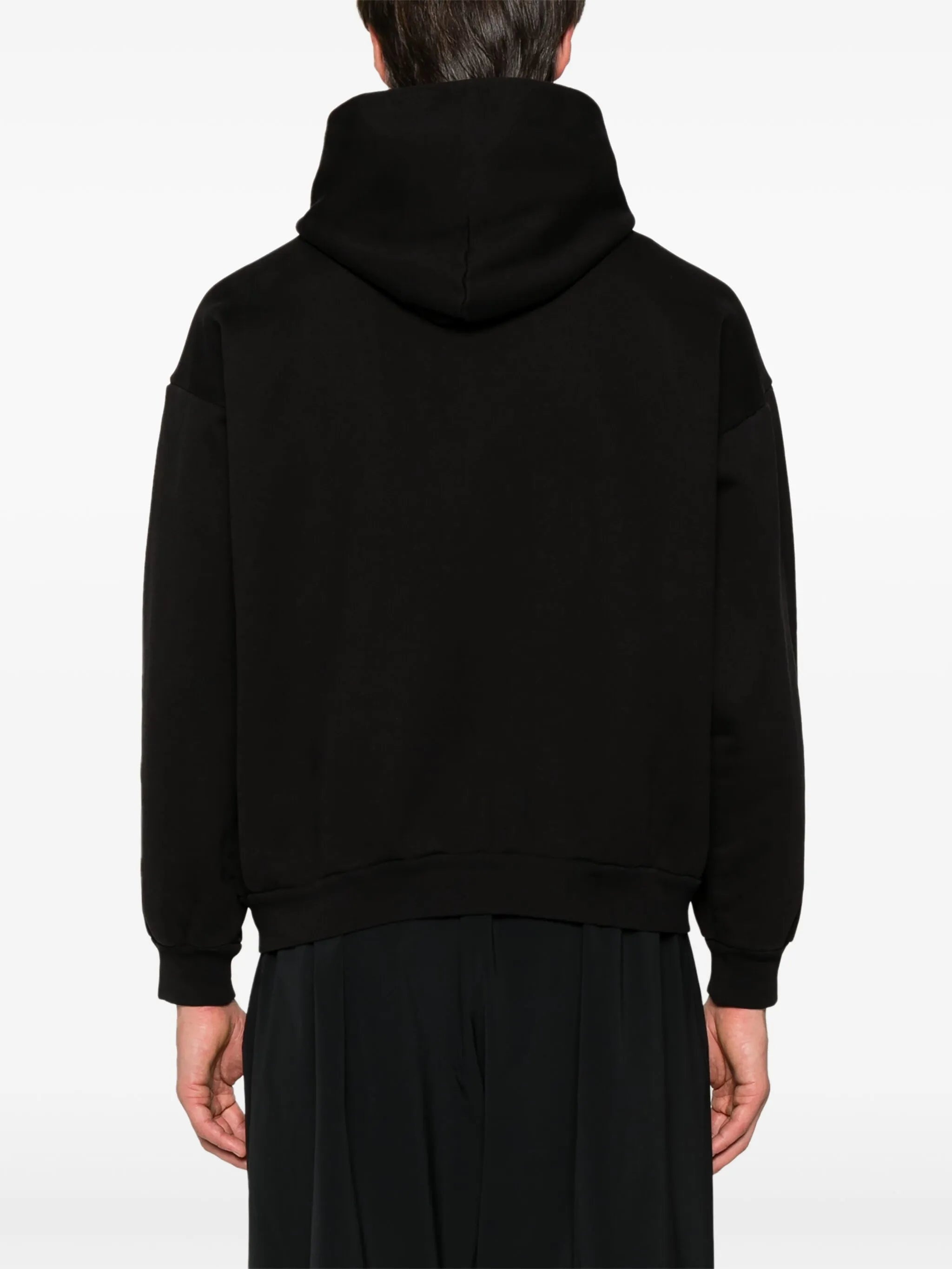 Logo-embroidered Cotton Hoodie - 2