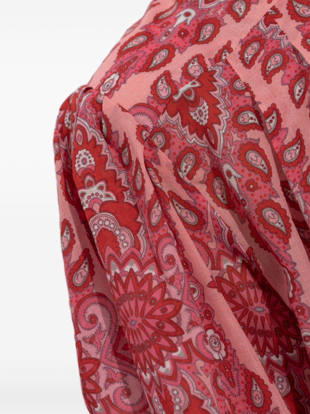 paisley-print blouse - 5