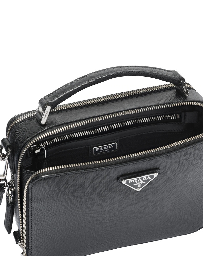 Prada Brique Saffiano Leather Cross-Body Bag 5