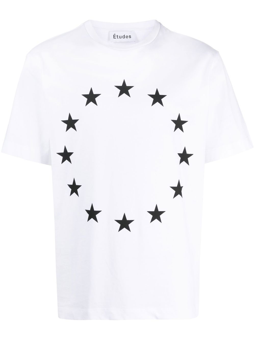 star-print organic cotton T-shirt - 1