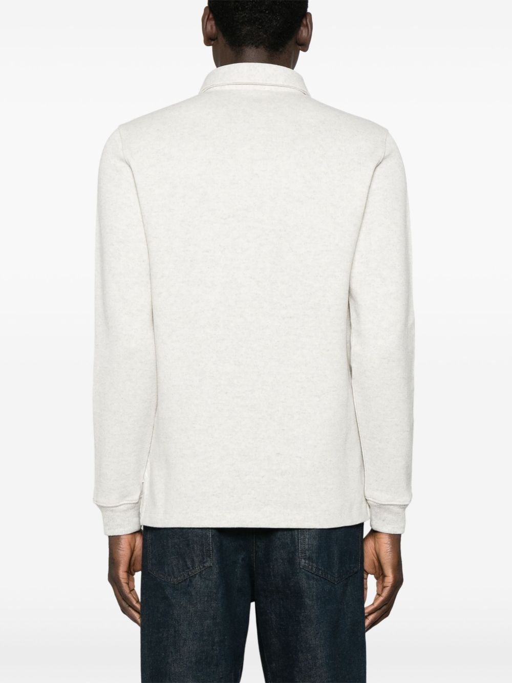 knitted polo shirt - 3