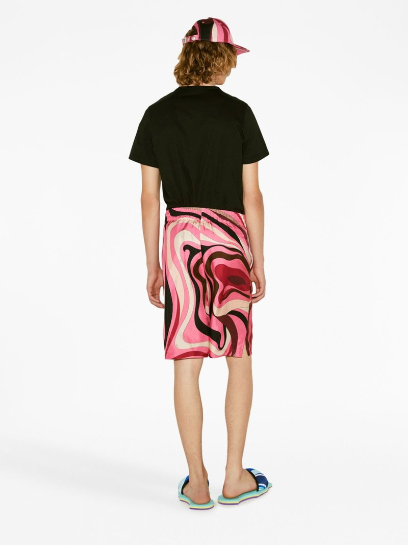 abstract-print Bermuda shorts 4