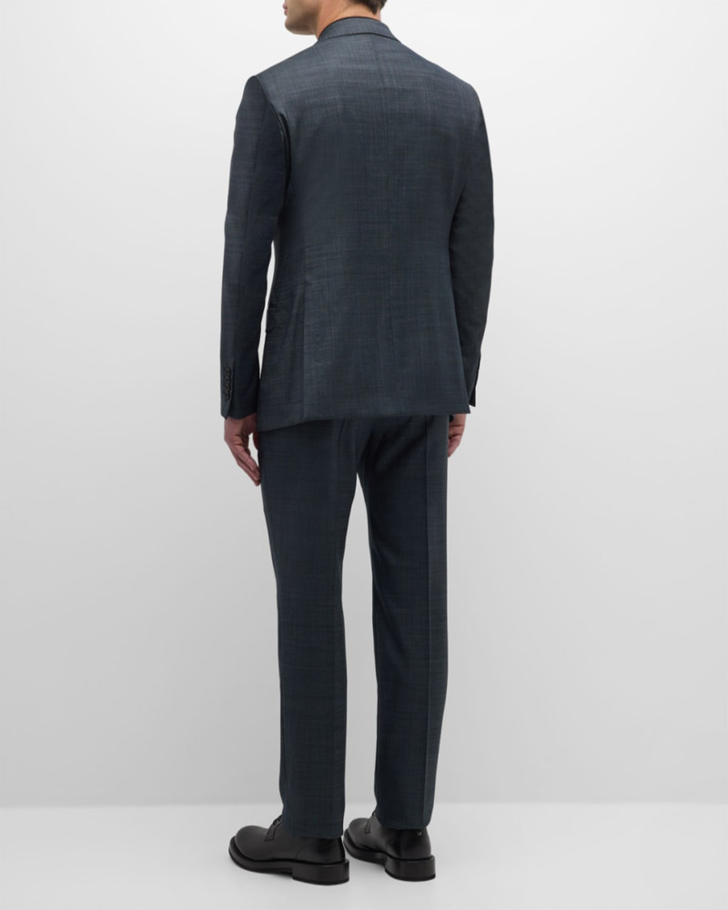 Men & apos;s Textured Wool Classic Fit Suit 3