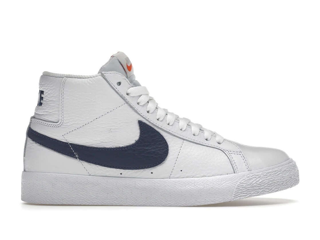 Nike SB Blazer Mid ISO White Navy - 1