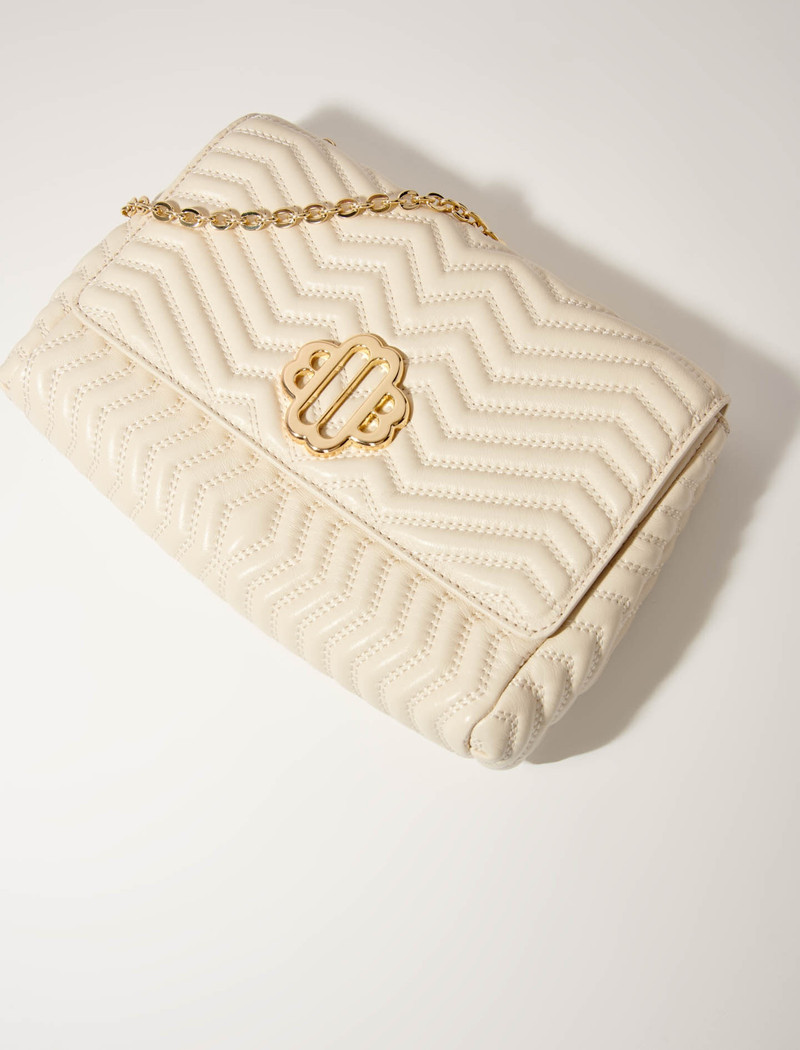 Leather bag with chain strap 7