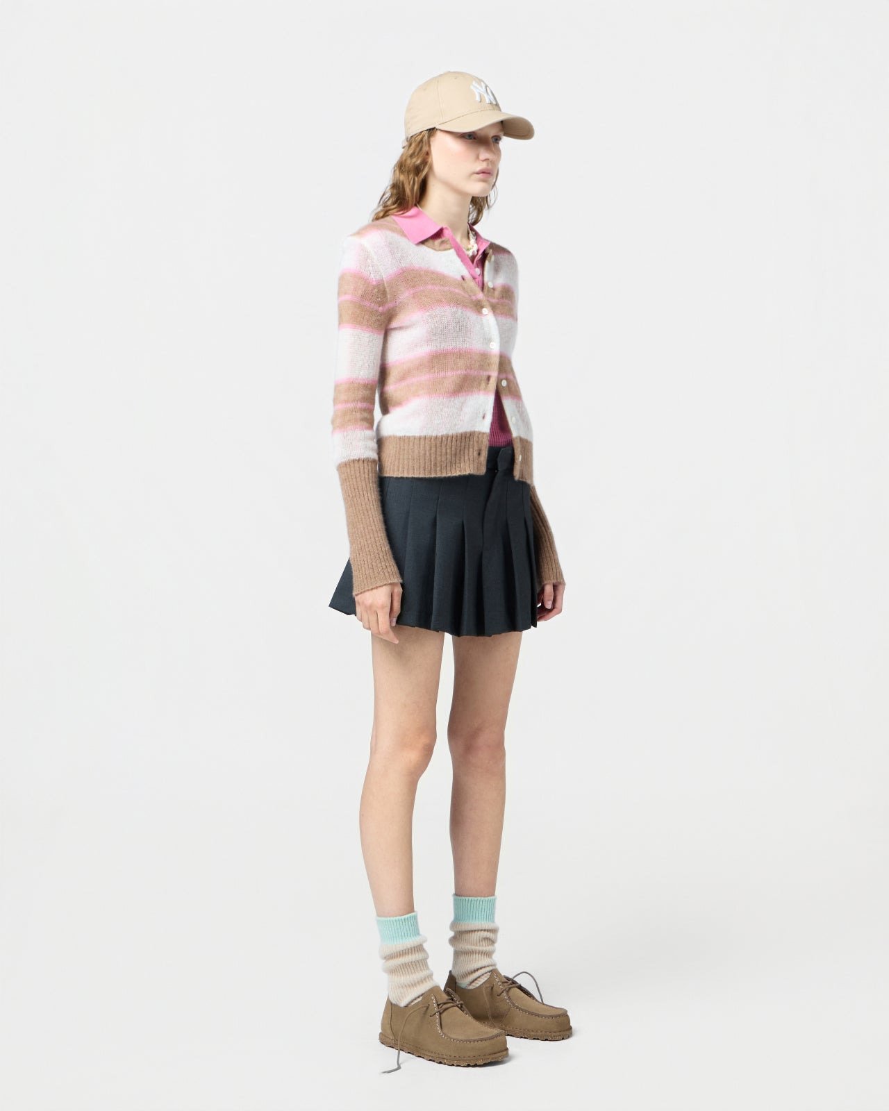 Shadow Plaid Cardigan - 6