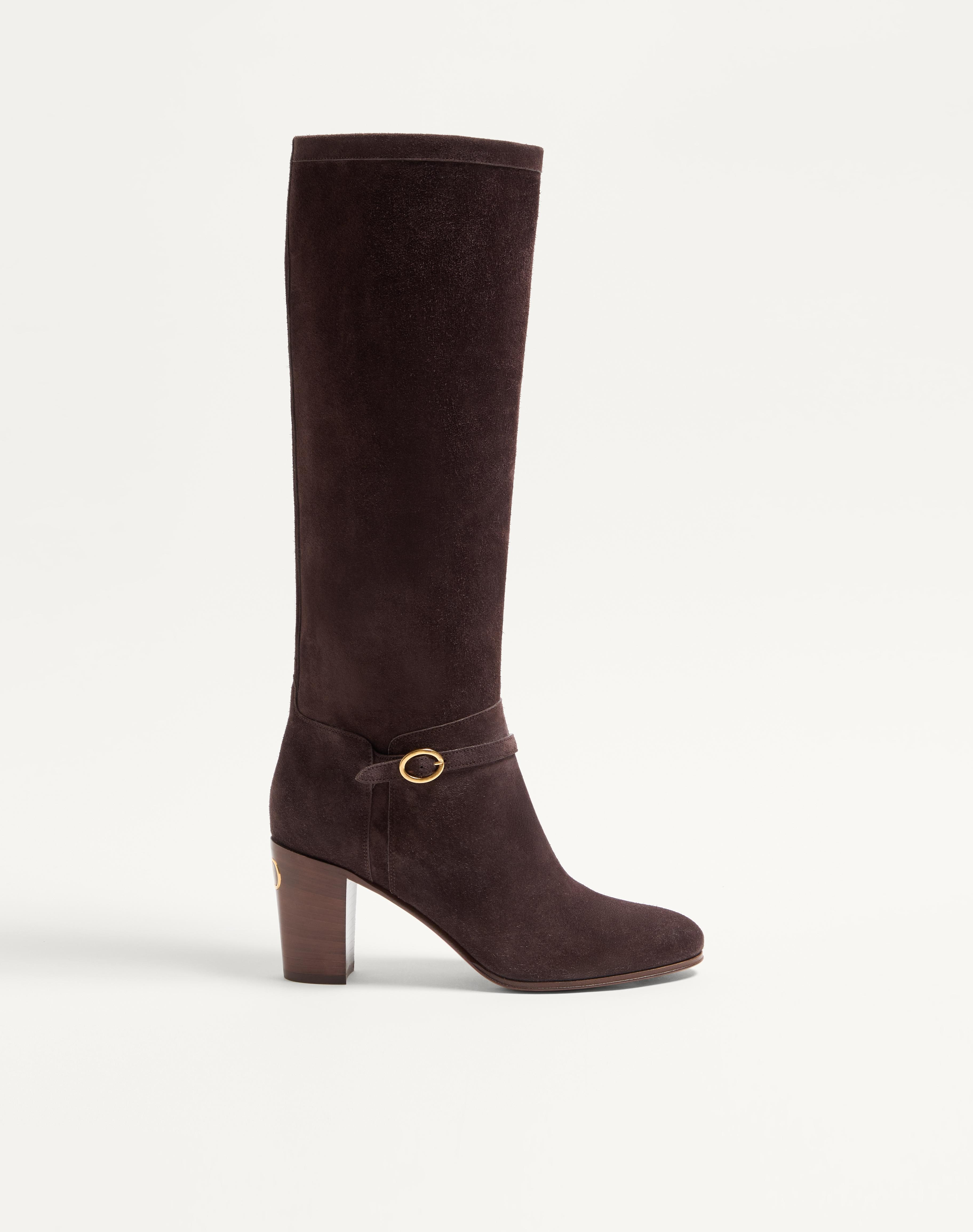 PATTIE CRUST LEATHER BOOT 75MM - 1