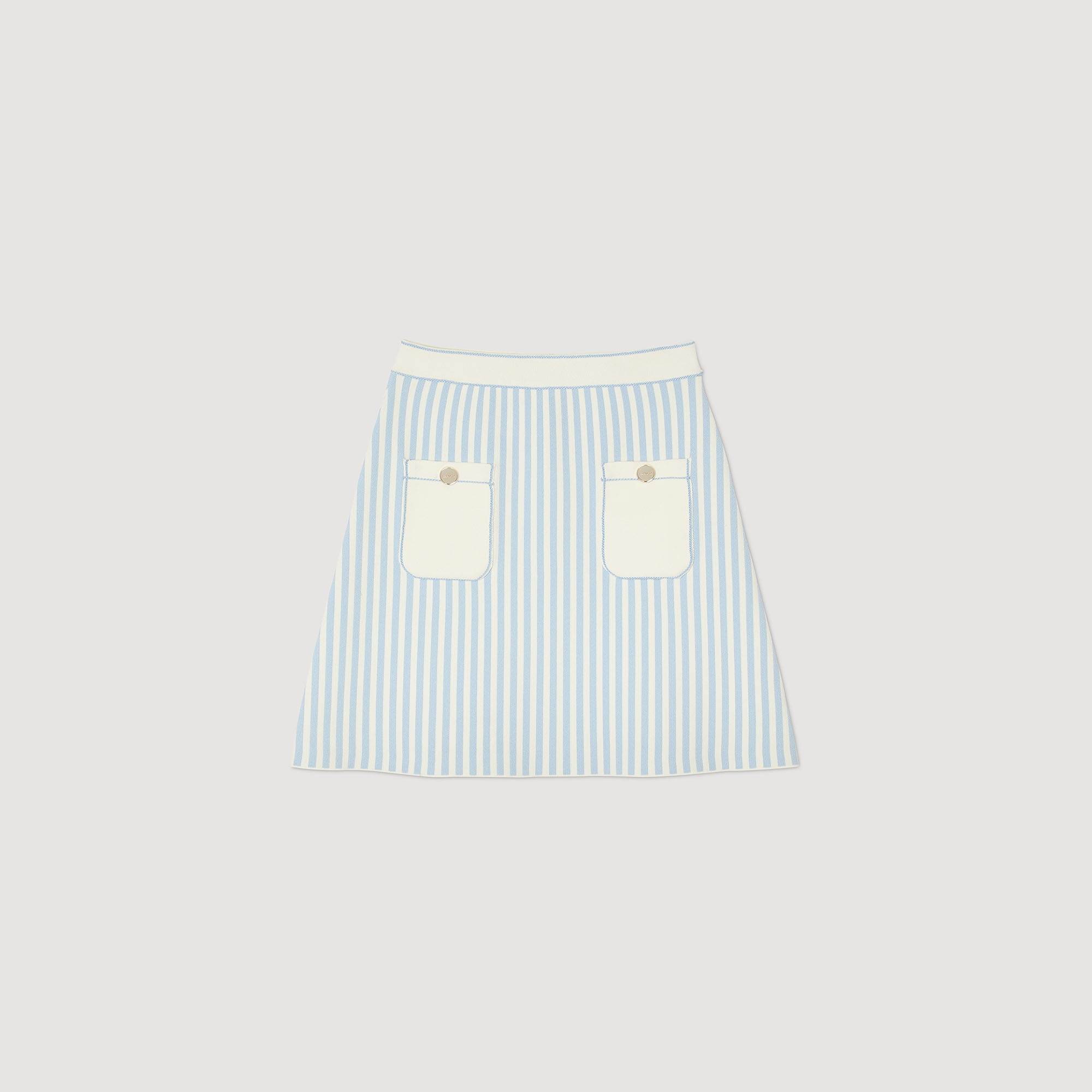 Short pleated skirt - 1
