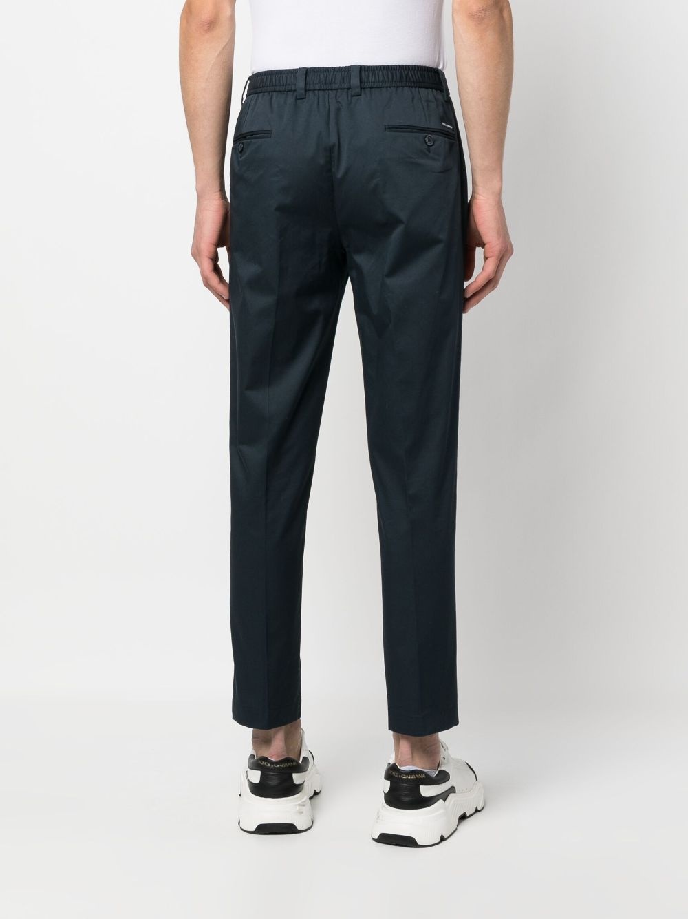 slim-fit cotton chino trousers - 4