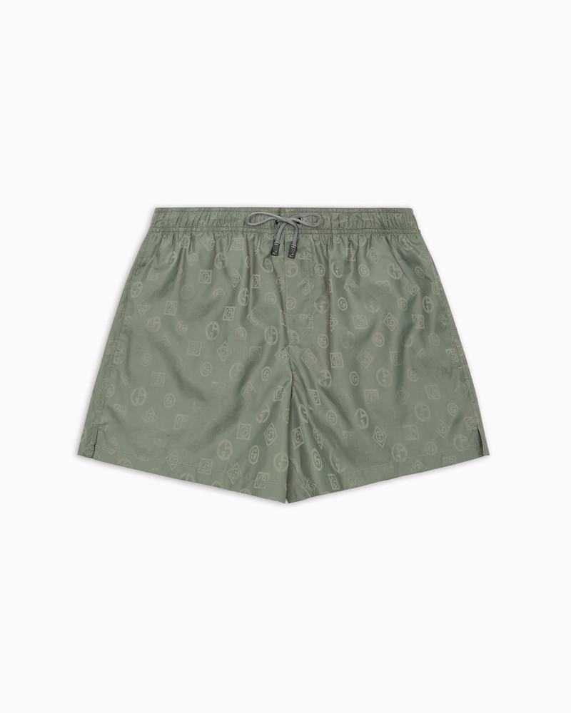 MONOGRAM SWIM TRUNKS 1
