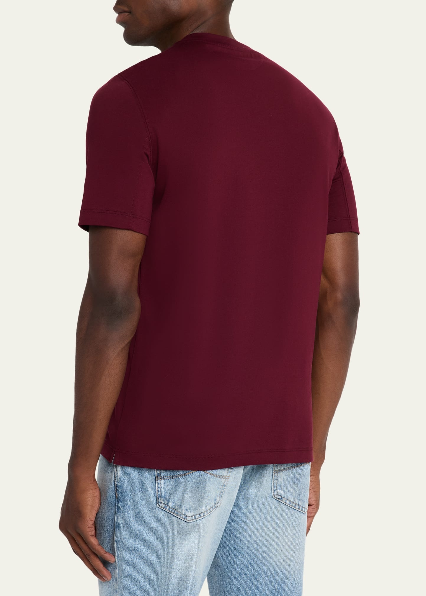 Men's Cotton Jersey Crewneck T-Shirt - 3
