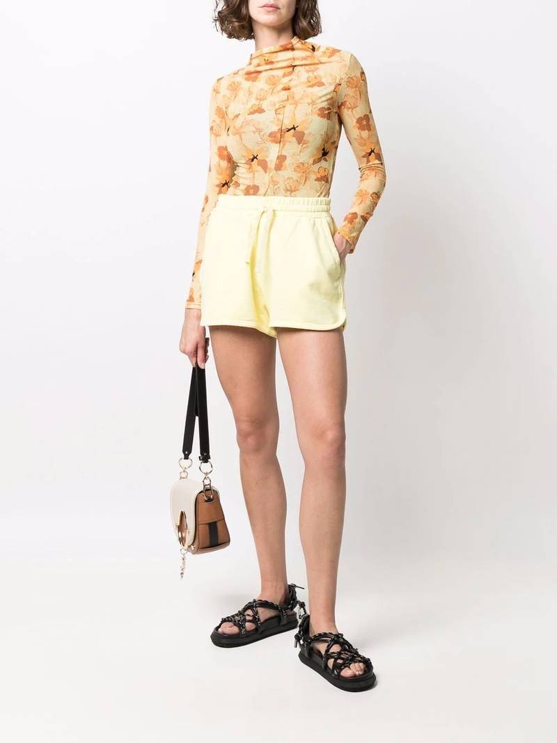 REDValentino drawstring-waist track shorts outlook