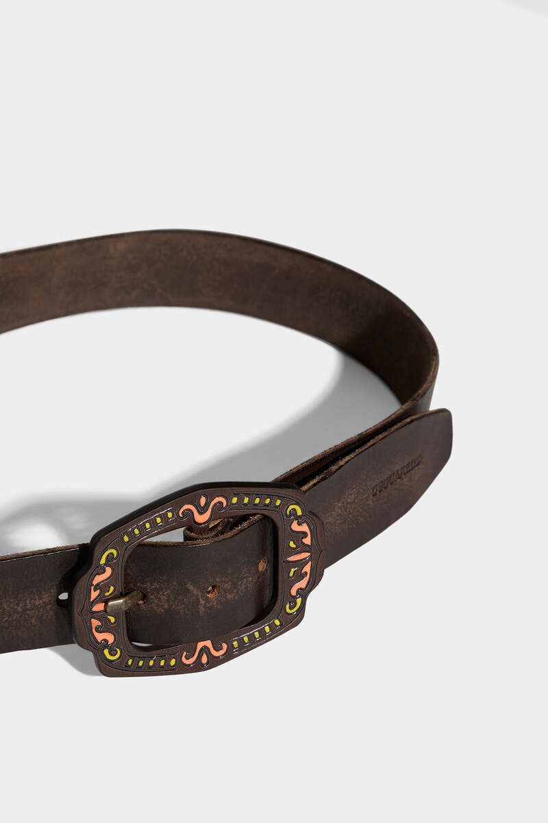 WESTERN BUCKLE BELT - 4
