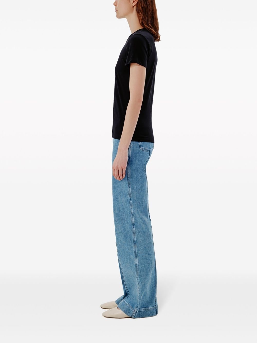 crew-neck organic cotton T-shirt - 3