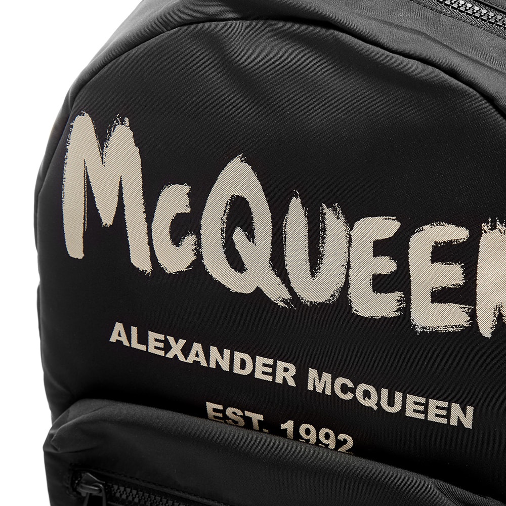 Alexander McQueen Graffitti Logo Backpack - 4