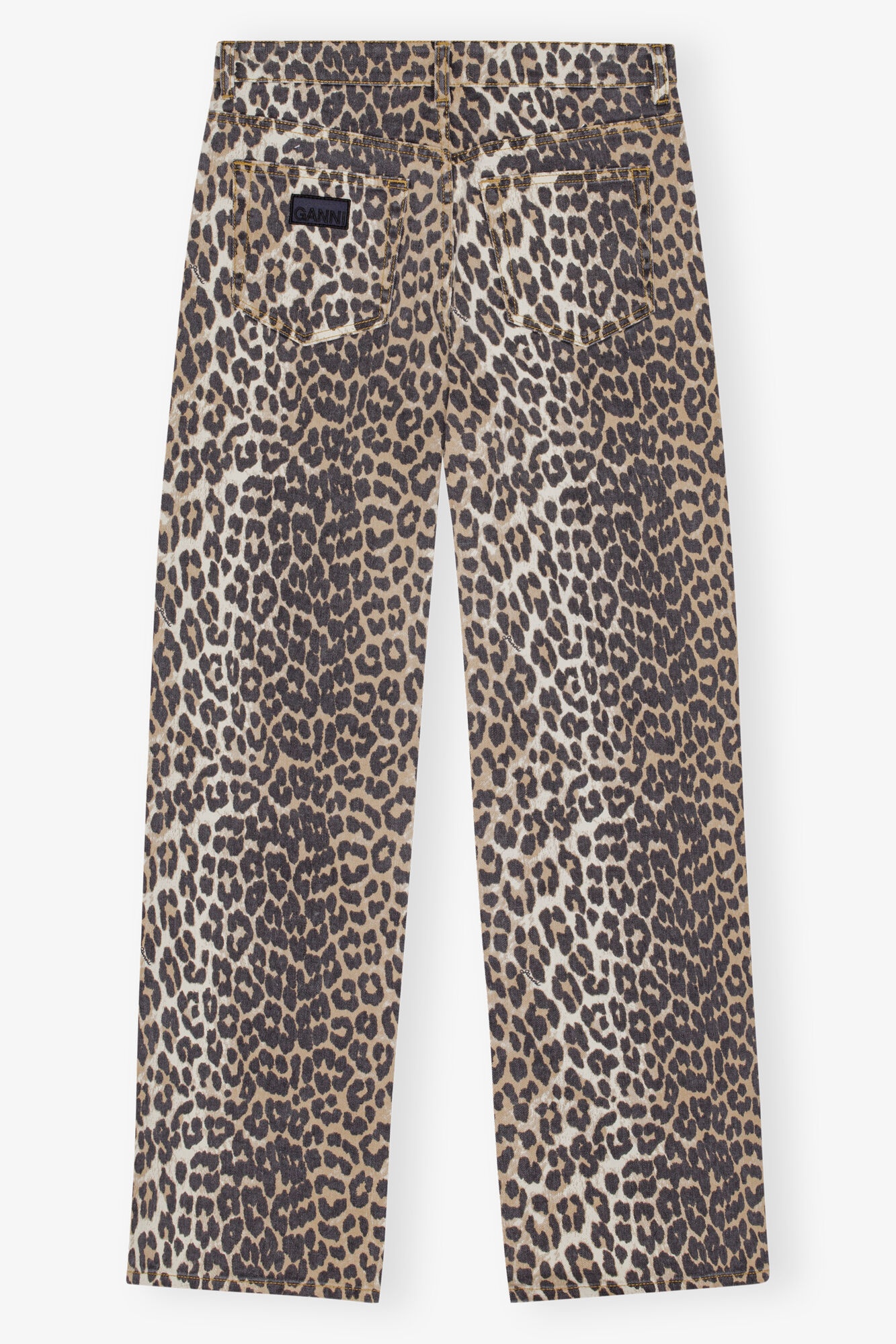 LEOPARD PRINTED IZEY JEANS - 5