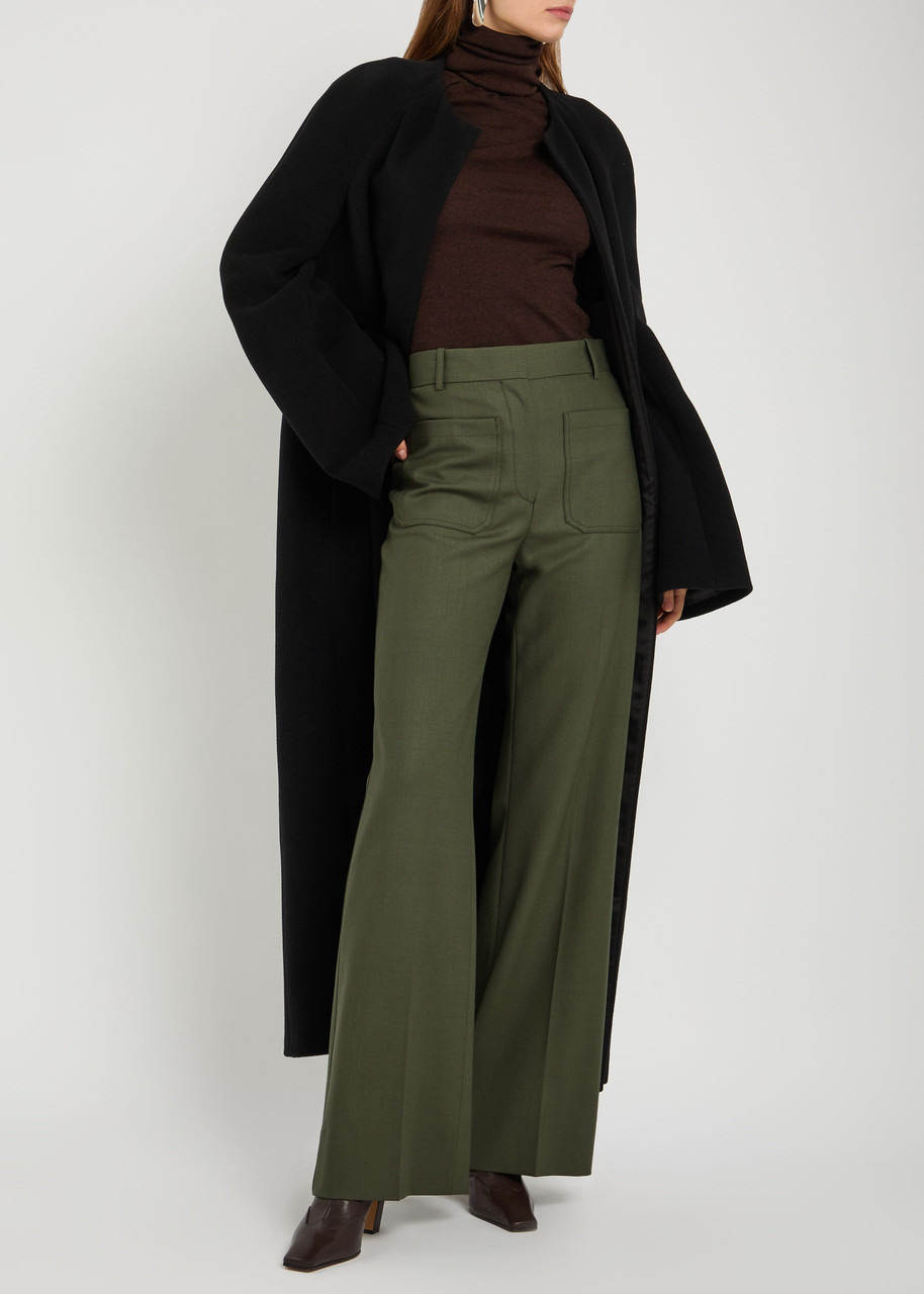 Victoria Beckham Alina Twill Trousers - 4