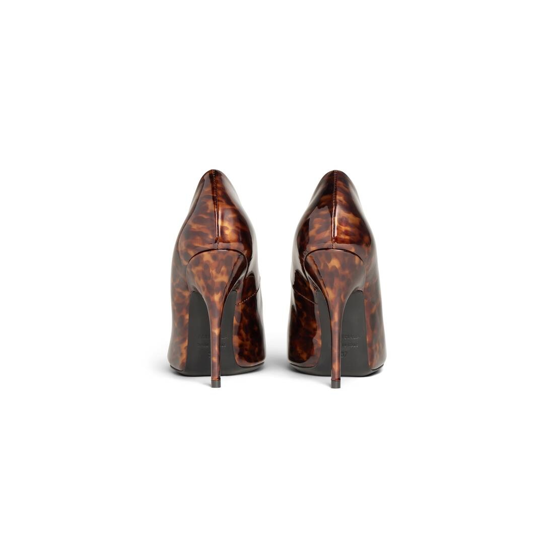 Women's Knife 110mm Pump Tortoise Shell Print  in Brown - 5