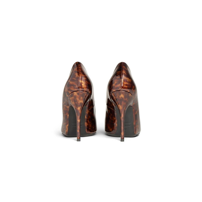 Women's Knife 110mm Pump Tortoise Shell Print  in Brown 5
