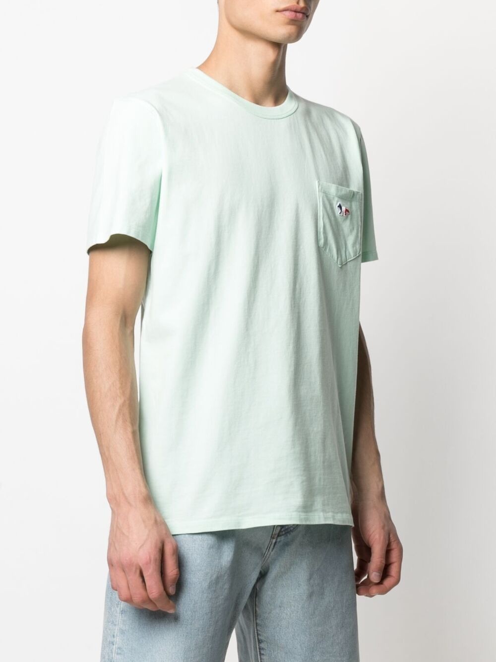 embroidered-logo pocket T-Shirt - 3