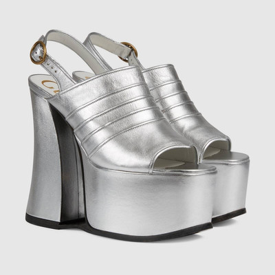 GUCCI Women's platform sandal outlook