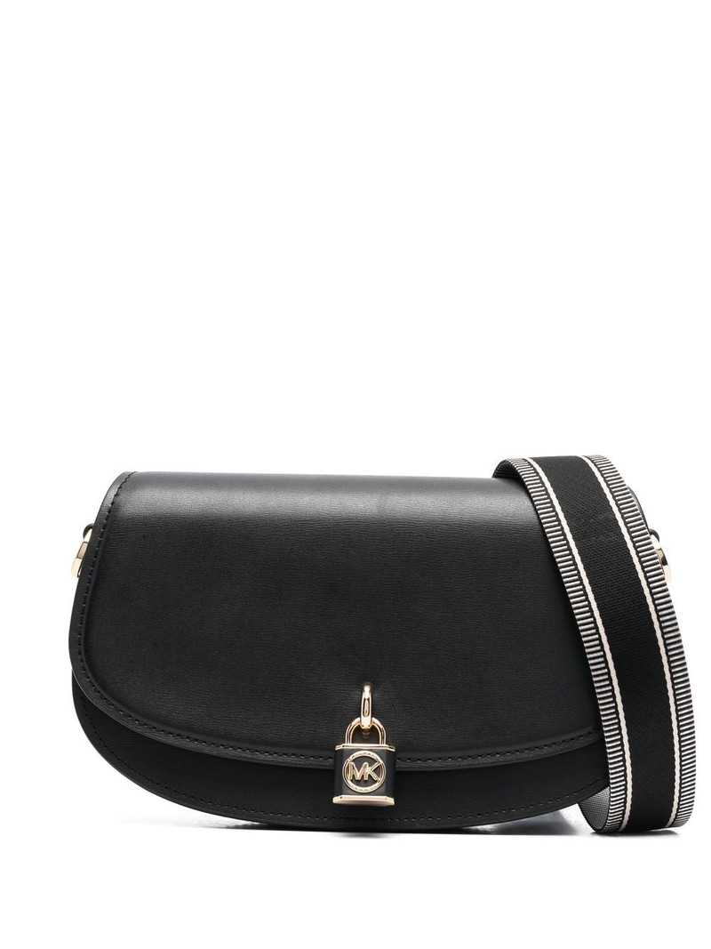 padlock-detail shoulder bag 1