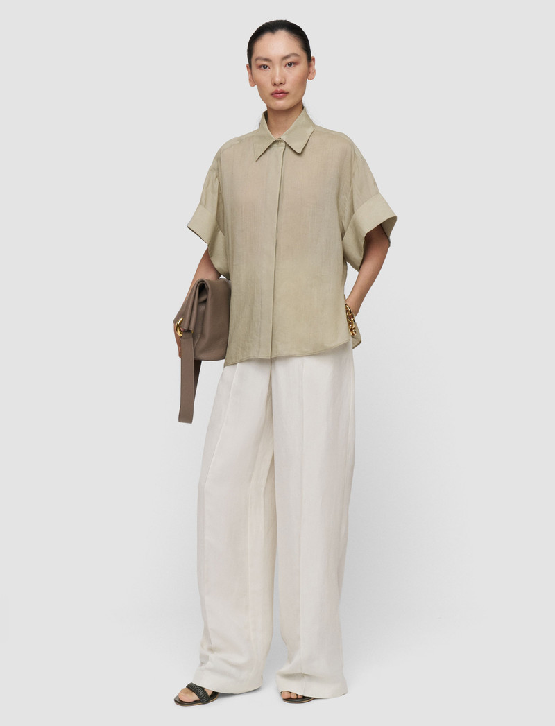 JOSEPH Justi Ramie Voile Shirt outlook
