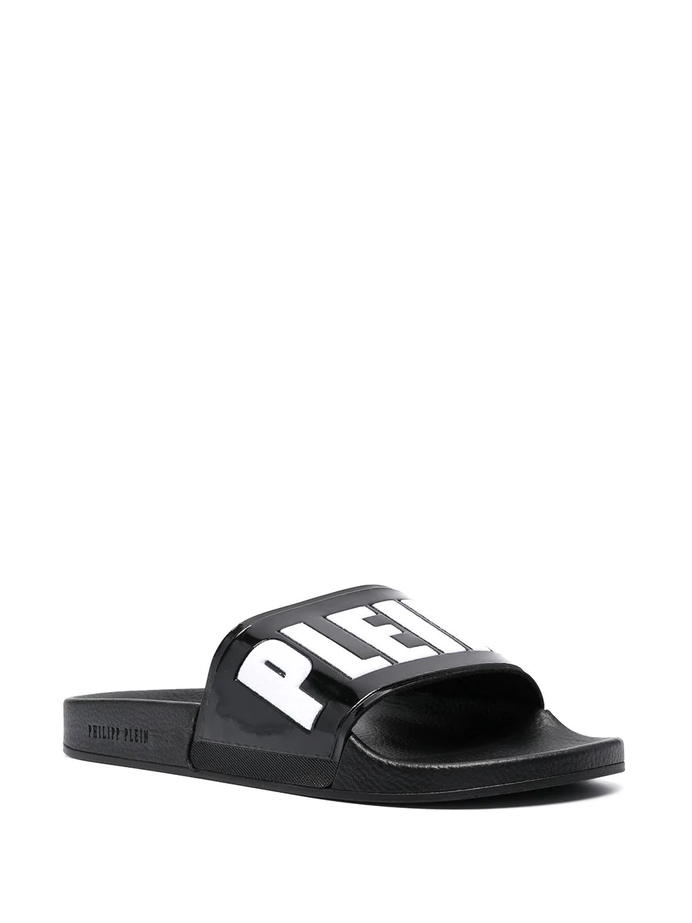 logo-print sandals - 2