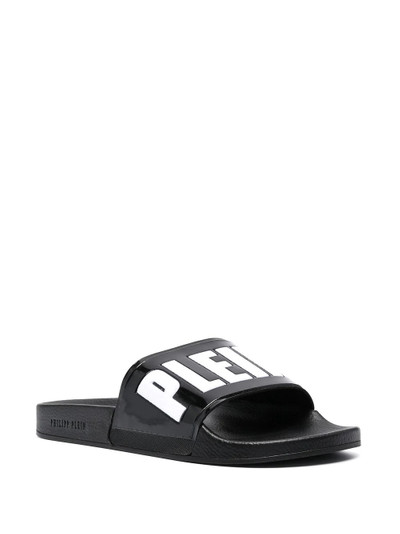 PHILIPP PLEIN logo-print sandals outlook